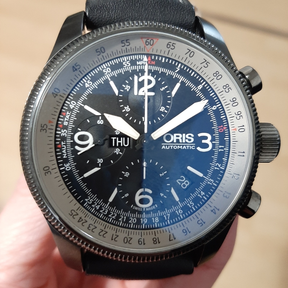 Oris Crown x1 calculator watch